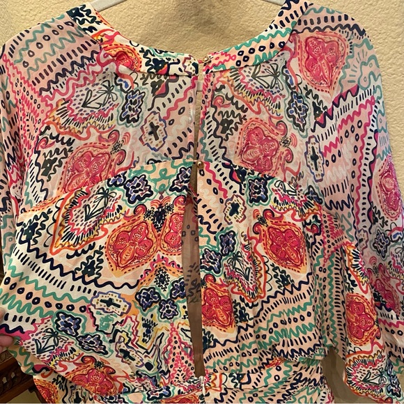 MAEVE Anthropologie Women Colorful Print Dress Size 2 - Picture 6 of 11